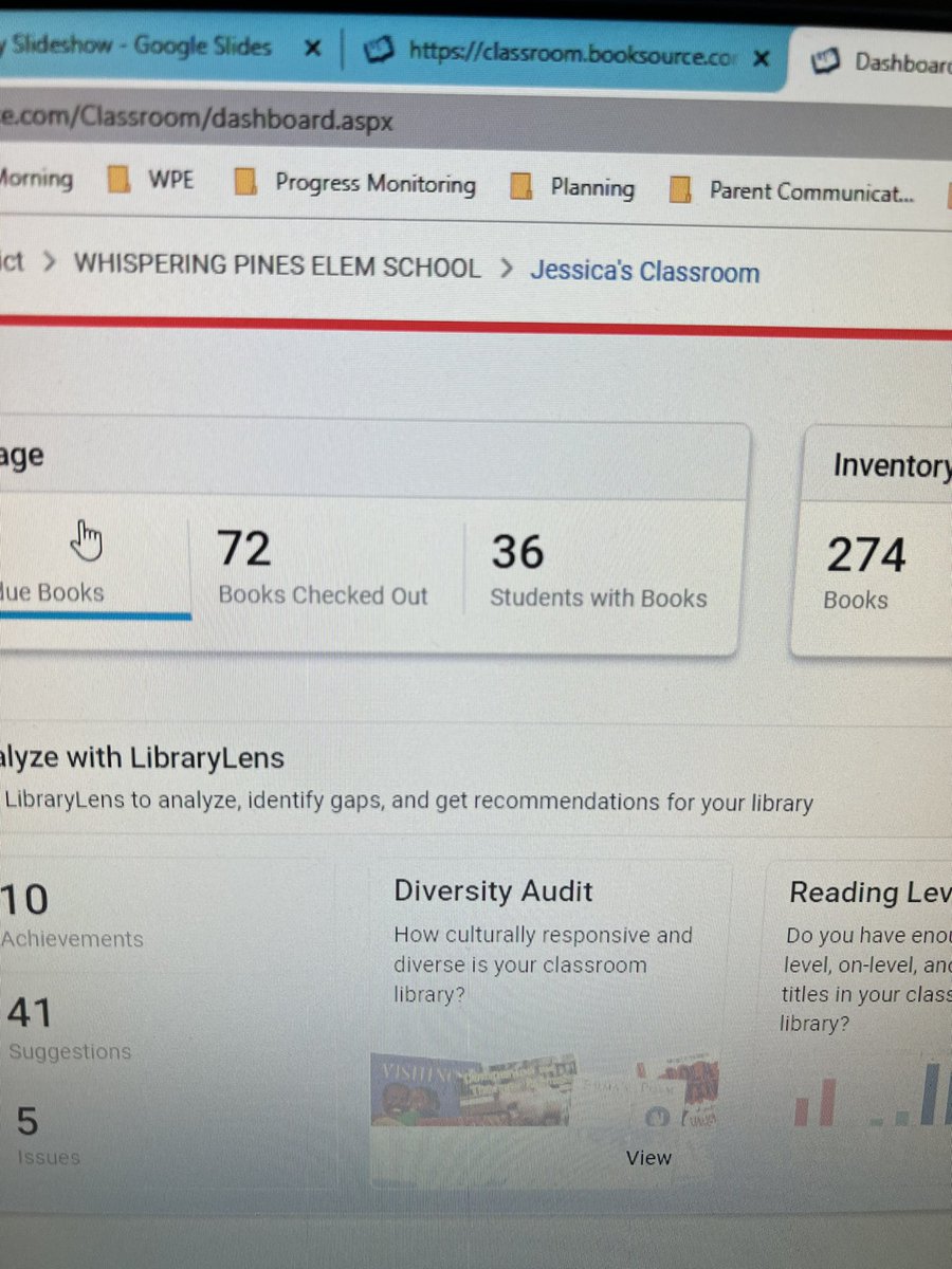 MrsDeGraffWPE's tweet photo. 72 books checked out from my classroom library to 36 of my kiddos! #TodayAReader #TomorrowALeader #wpe @HumbleISD_WPE https://t.co/ickWLXotrs