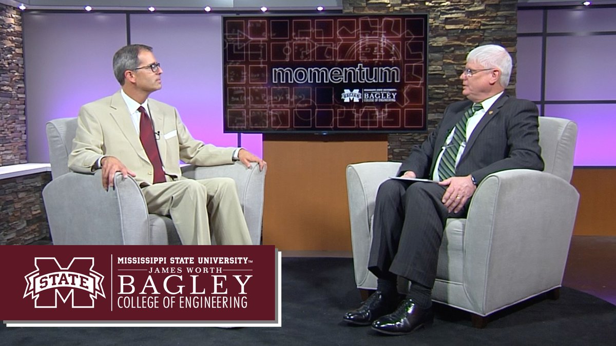 This month on Momentum TV, we talk with Dr. Jason Keith, dean of the BCoE. He speaks about his experience with Bagley and why students should choose MSU for engineering. 

#WeRingTrue #HailState #Engineering <a href="/msu_bagley_dean/">Jason Keith</a> <a href="/robert_a_green/">Robert A. Green</a> <a href="/msstate/">Mississippi State</a>

youtu.be/eU3I-pZLIxg