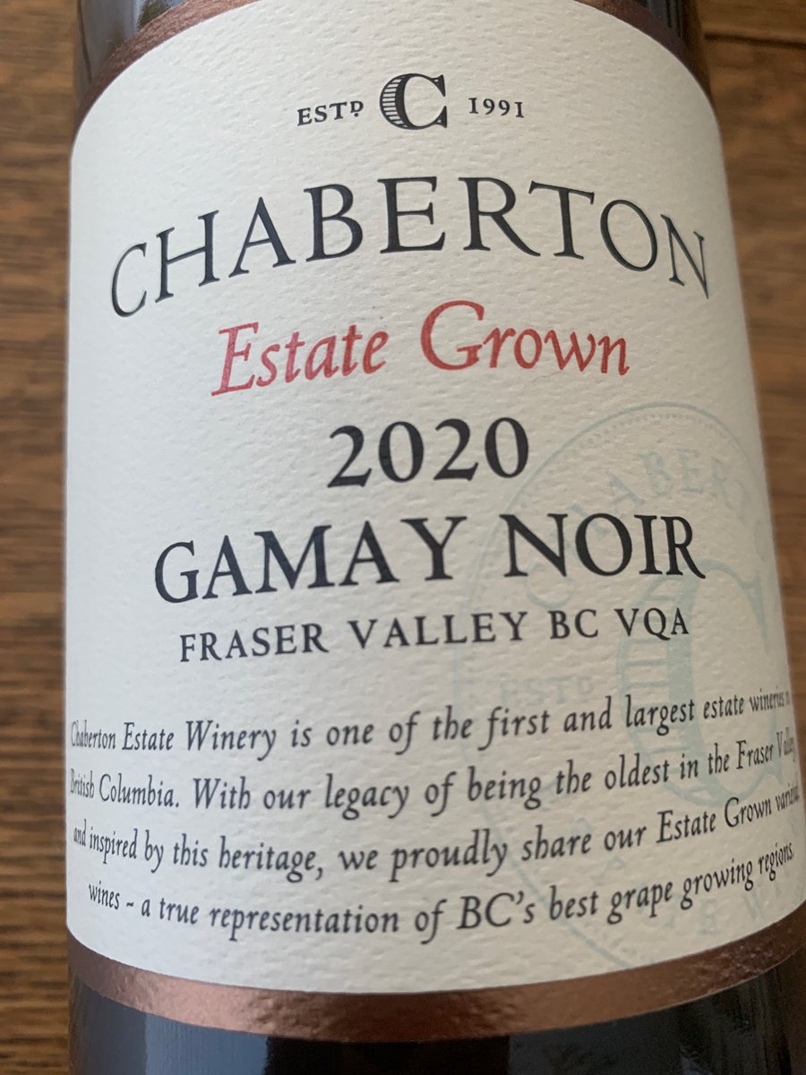 IWFSAmericas's tweet photo. #iwfs blog: Chaberton Estate Winery Gamay Noir Is A Wonderfully Bright Value Wine!
.
https://t.co/Cx0cRUpD5e
.
#BCwine #bcwineries #bcwinecountry #gamaynoir @winefoodguru https://t.co/pxSktKNGAh