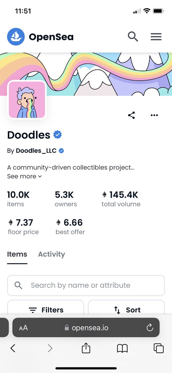 BabeTruth's tweet photo. Buying a Doodle at 21 ETH is max pain. Make it stop 🤮😭 https://t.co/3mG9S3dGRU