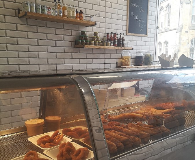 Visiting Edinburgh - Try 'EATFISH' a reputation with locals and visitors alike for the superb quality of its fish and chips. Not only that, the owners David and Helen and their enthusiastic team are passionate about dietary requirements and offer delicious GF, vegetarian &amp; Vegan