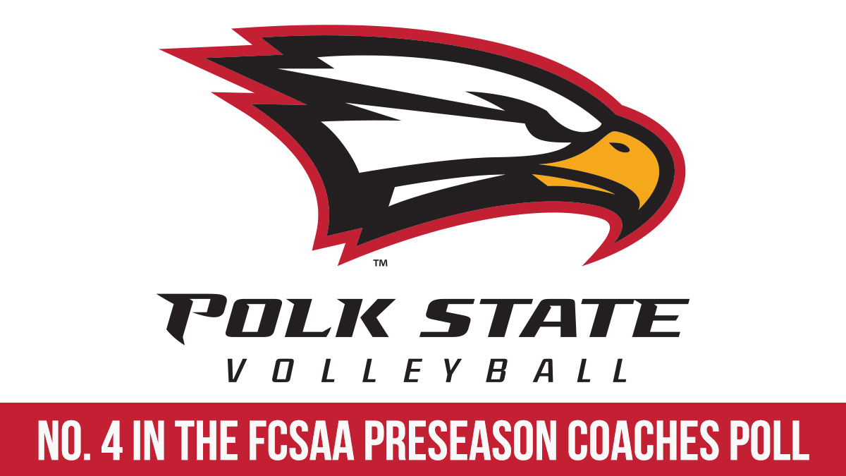Polk_Athletics's tweet photo. Polk State Volleyball is ranked No. 4 in the preseason FCSAA Coaches Poll.

The Eagles will begin the season on Aug. 26 in Fort Myers against Iowa Western Community College at the Battle at the Beach Invitational.

#SoarEagles https://t.co/7ZK6MOeHaq