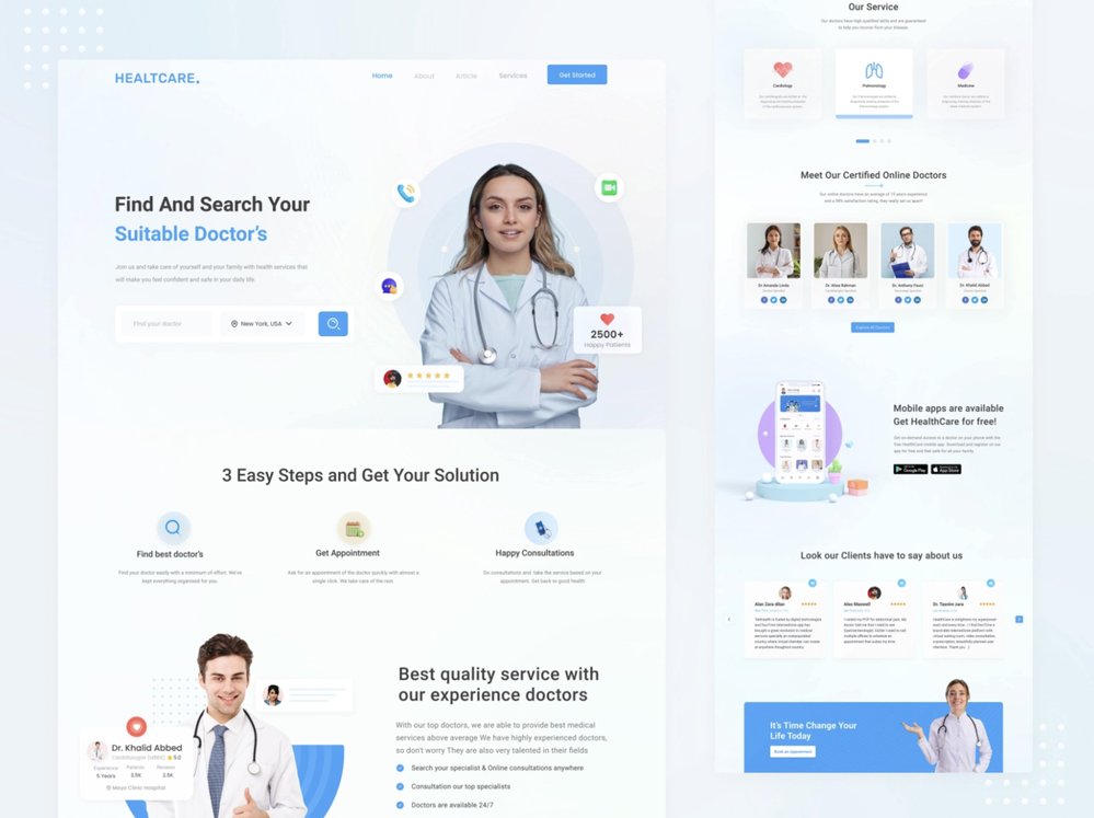 MahfujSheikh21's tweet photo. Doctor's Health services website Design (CMS wordpress)
#wordpress #wordpresswebsite #healthwebsite #doctorwebsite #consultantwebsitedesign #landingpage #wordpressdeveloper
Hire me For Your website Design https://t.co/Ch4al1BSIO
See my Works:https://t.co/BJQnrkAlCH https://t.co/PKbwFcozOS