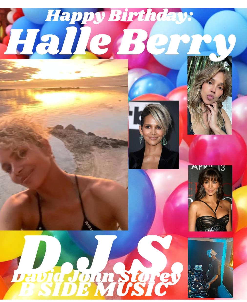 I(D.J.S.) wish Actress: \"HALLE BERRY\" Happy Birthday!!!! 