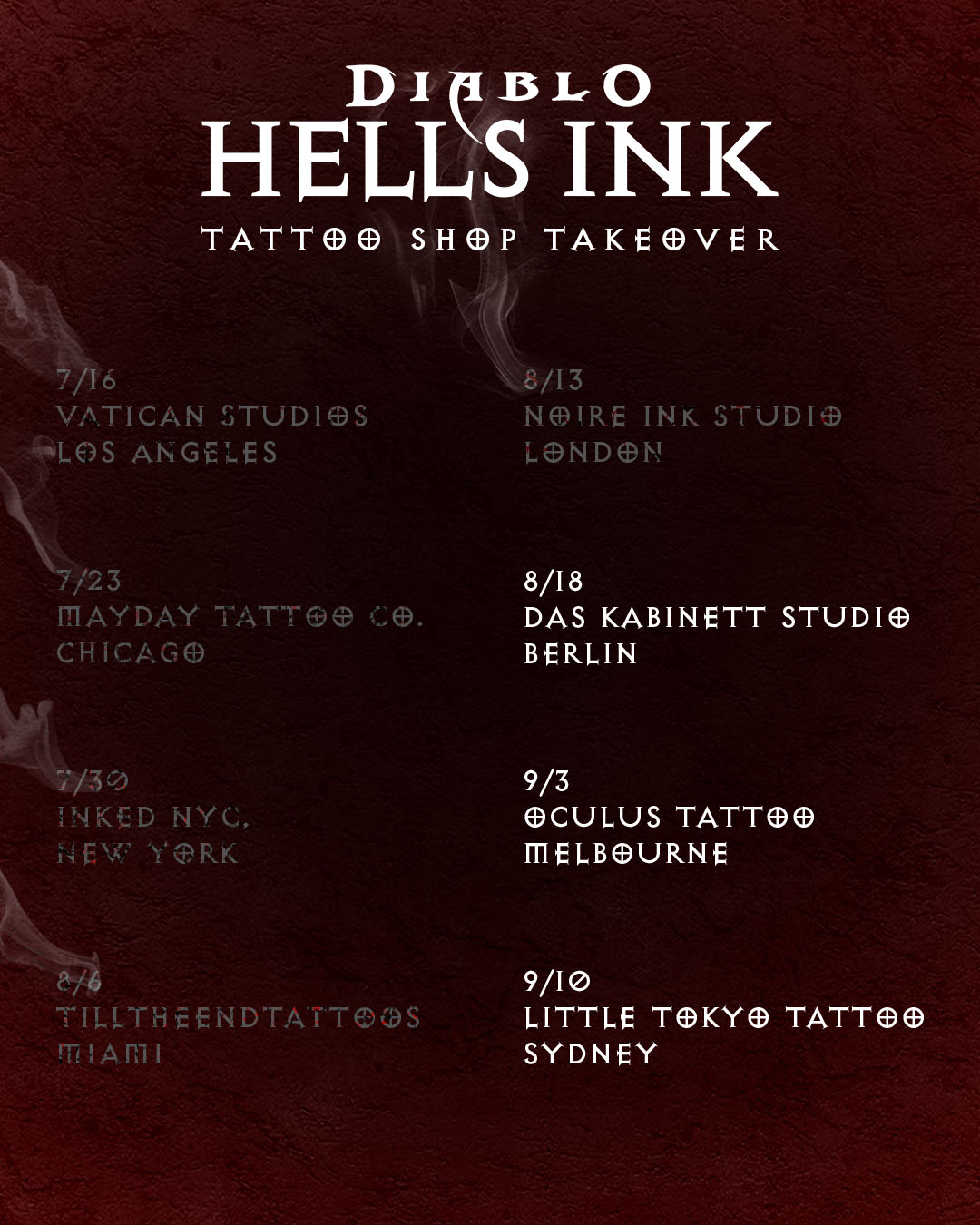 Diablo on Twitter "DiabloHellsInk is now journeying to Berlin. Come