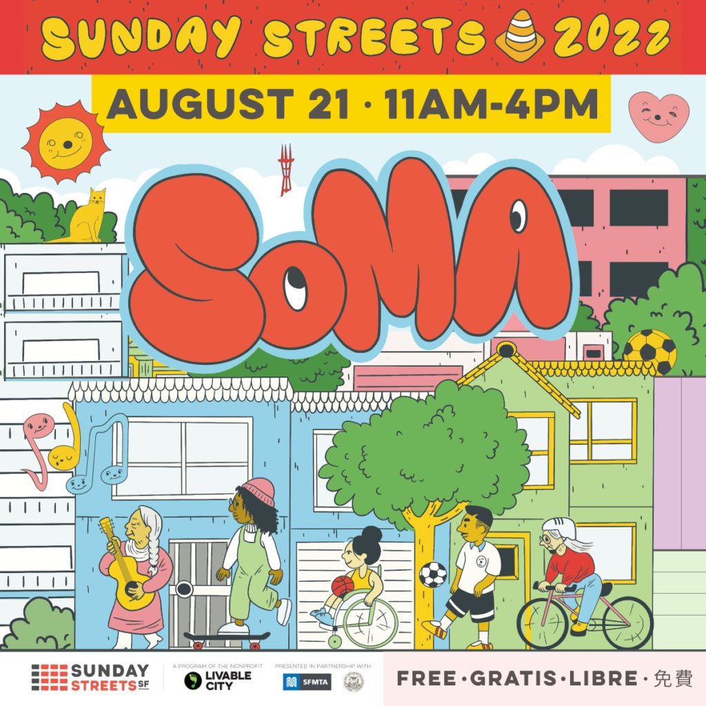 TheCivicEdge's tweet photo. Sunday Streets San Francisco in SOMA is back this Sunday, August 21 from 11am-4pm! Learn about Vision Zero with CEC!

Visit the Sunday Streets website for more information, including the map and transportation options to get there!
https://t.co/Ow9TnjyqIf https://t.co/704s06Eydr