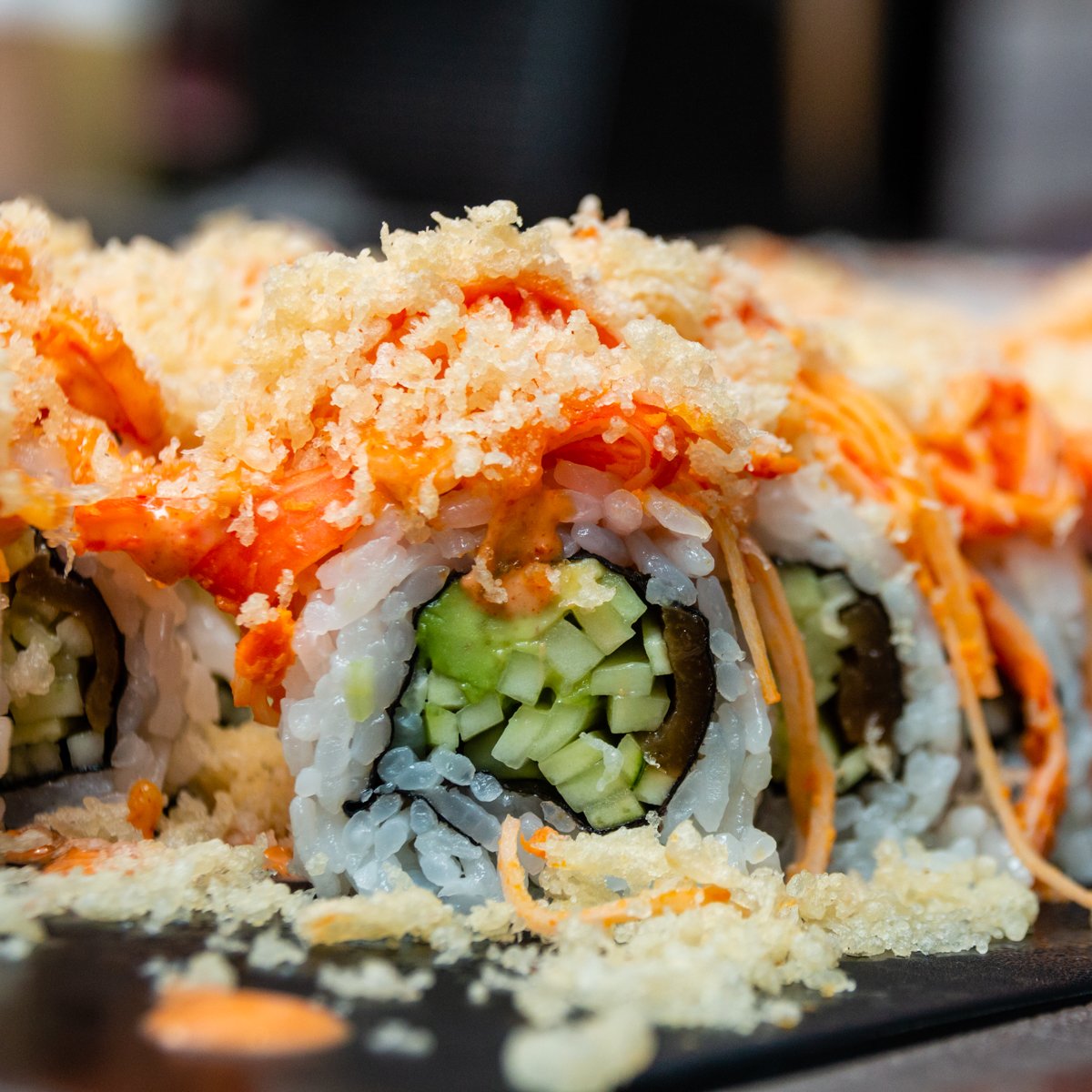 When it comes to an immersive dining experience, smell is just as important as taste! The aromas of our fresh sushi rolls will greet you before you even place an order.