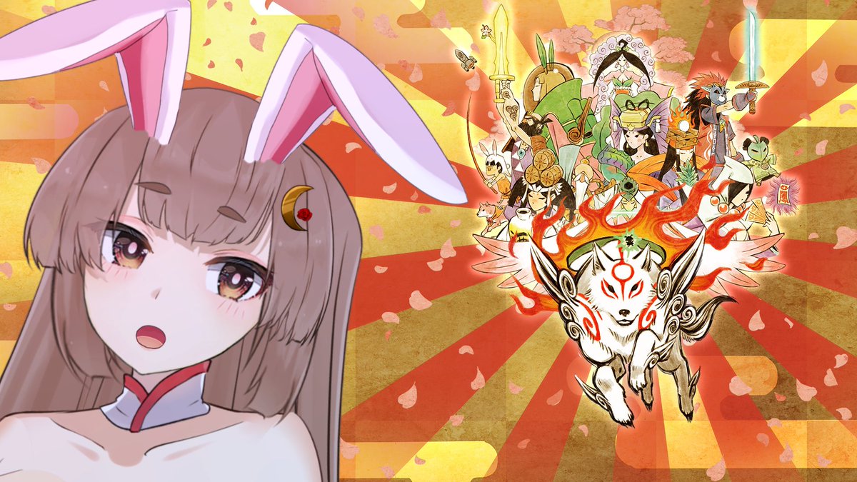 MeiUsahime's tweet photo. 🔴 LIVE!

The Rabbit Shrine is now open! Circle drawing will be no match for me anymore in Okami HD! 💪

My Twitch bunlow 🐰⬇️

#Vtuber #ENVtuber #VTuberUprising https://t.co/JzC6QURpYd
