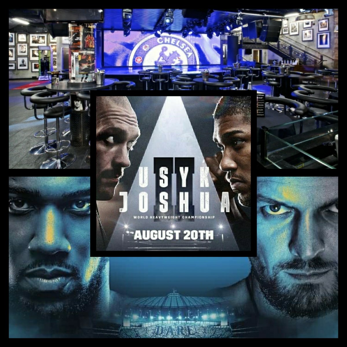 Watch Usyk vs Joshua 2 live at Chelsea, South West London this Saturday 🥊⚽️💥💥💥💥💥

designmynight.com//london/clubs/… - Design My Night

eventbrite.co.uk/e/usyk-anthony… - Eventbrite

#UsykJoshua2