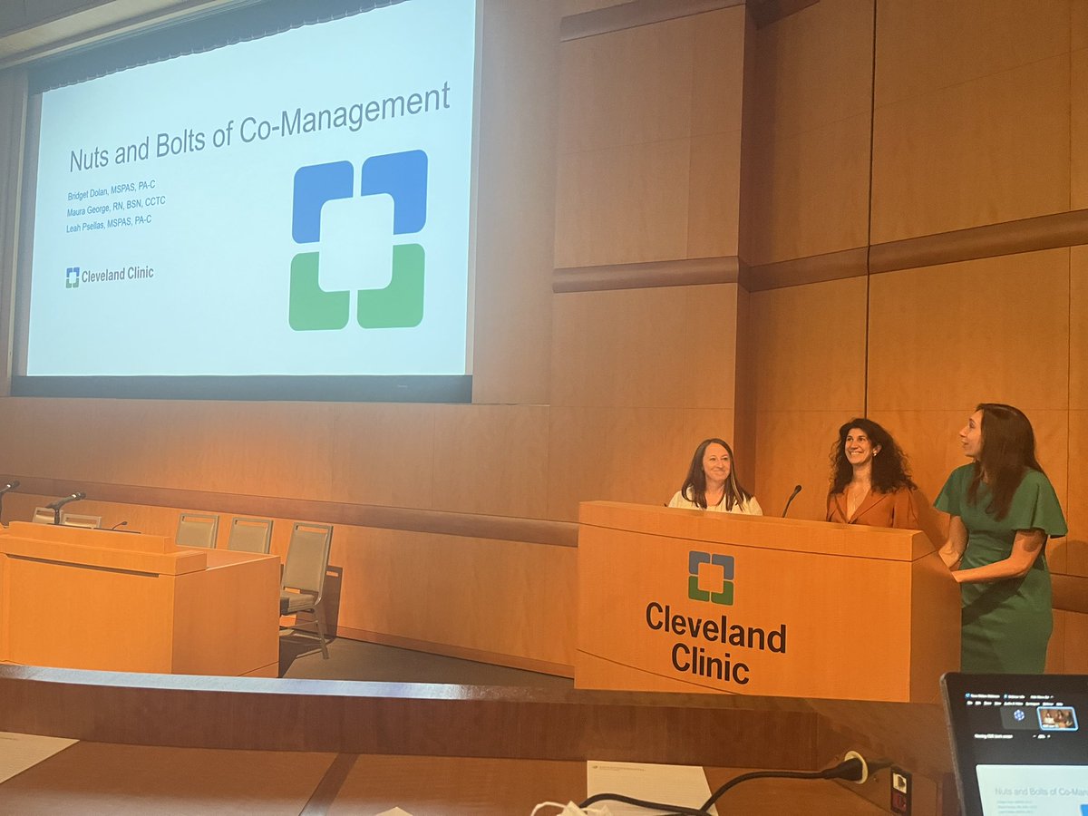 Christina Lindenmeyer (@clindenmeyermd) on Twitter photo #MILU lessons learned from our inter-professional 🌟TEAM of TEAMS! 🌟
🏅Nursing updates from Paul Lamiell and @theloneskillet
The 🔧 nuts and bolts of co-management with Bridget Dolan, Maura George, and <a href="/LeahPsellas/">Leah Psellas</a>
clevelandclinicmeded.com/live/courses/l… #MILU lessons learned from our inter-professional 🌟TEAM of TEAMS! 🌟
🏅Nursing updates from Paul Lamiell and @theloneskillet
The 🔧 nuts and bolts of co-management with Bridget Dolan, Maura George, and <a href="/LeahPsellas/">Leah Psellas</a>
clevelandclinicmeded.com/live/courses/l…