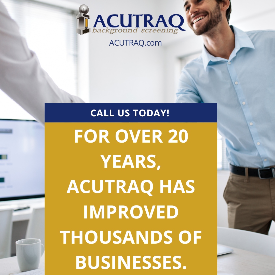 ACUTRAQ Background Screening tweet media