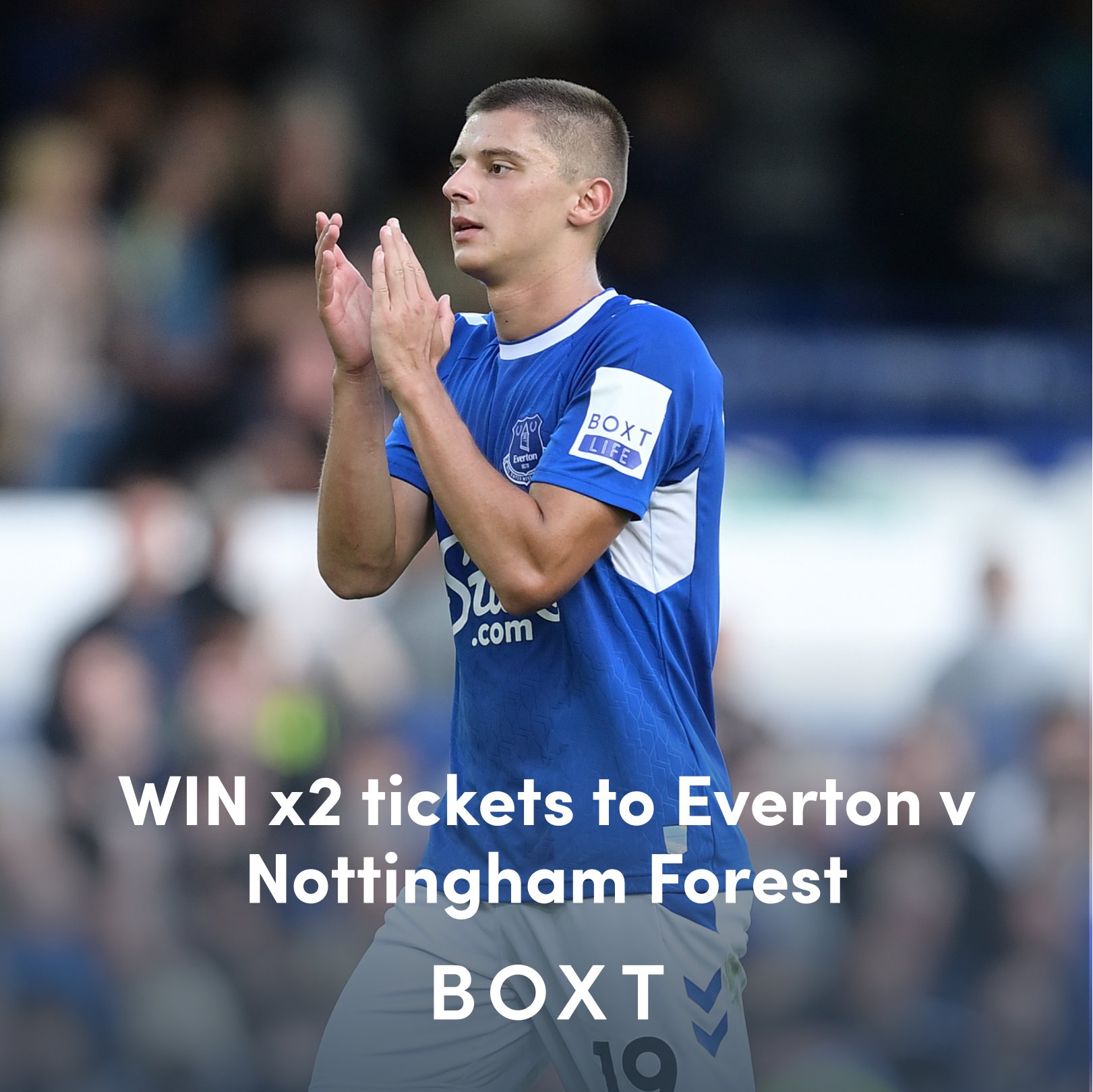 BOXT on Twitter "📣 CALLING ALL EVERTON FANS! 📣 We've got a pair of
