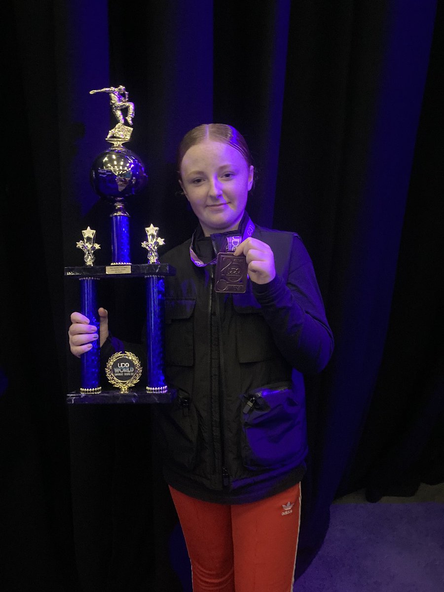quodunzerafc's tweet photo. Back from Blackpool in the small hours of this morning, been a hectic 4 days of dancing #dancedad #udoworldchampionships2022 #rythmnnation but daughter back with 2 medals and 2 team trophies https://t.co/ZtLQCi5xI9