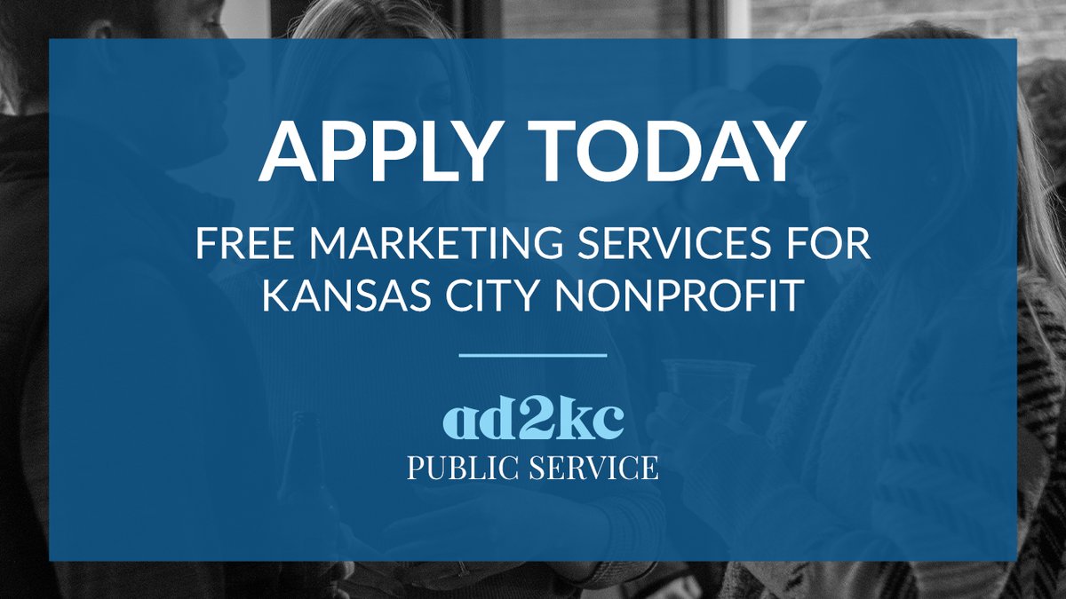 ad2kc's tweet image. We are excited to announce Ad 2 Public Service is starting. Each year, a team of talented volunteers comes together to support a non-profit with marketing needs. 

Volunteers, sign up here: bit.ly/3JNUMTA 
Non-profit organizations, apply here: bit.ly/3AfhNM7