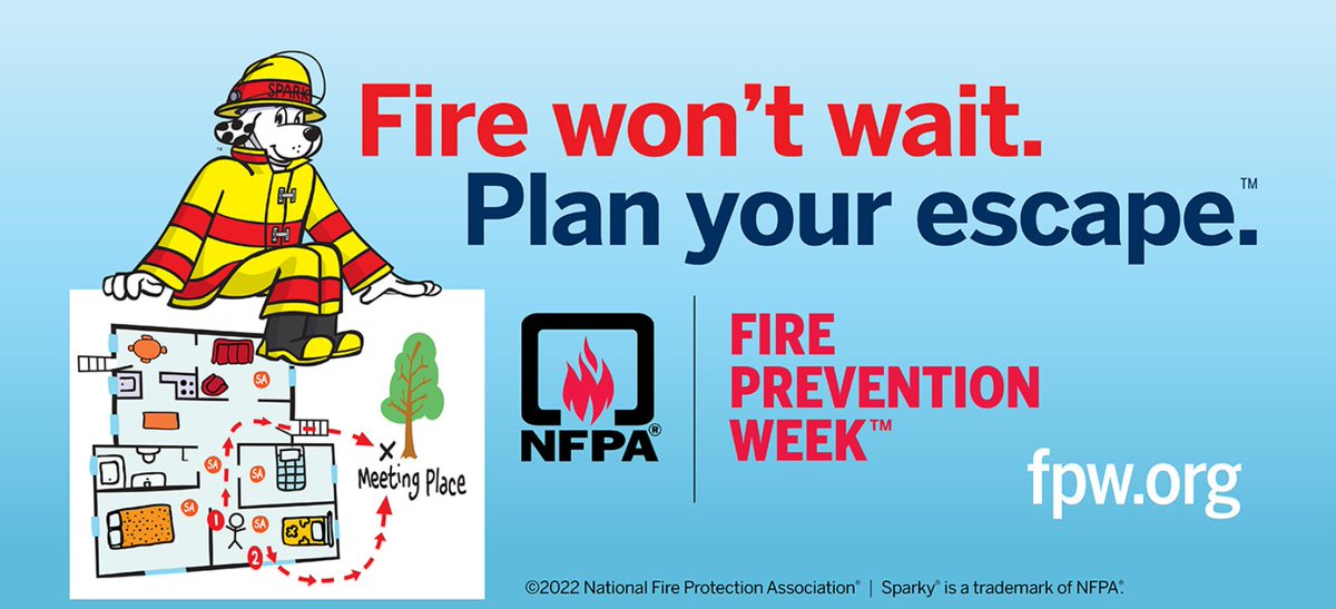 Happy National Fire Prevention Day! 
Check out the link below for tips to prevent fire. 
#FirePreventionDay

nfpa.org/Events/Events/…