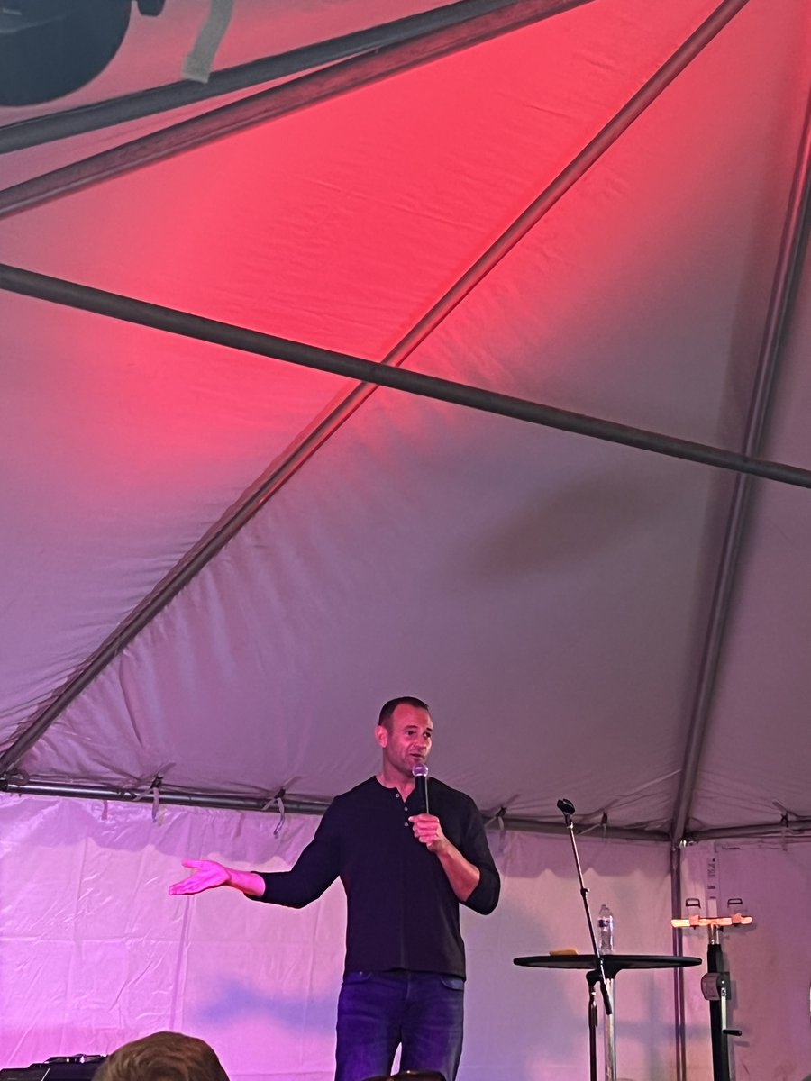 Not an empty chair in the tent for The Real Irish Comedy Tour! The craic was ninety!