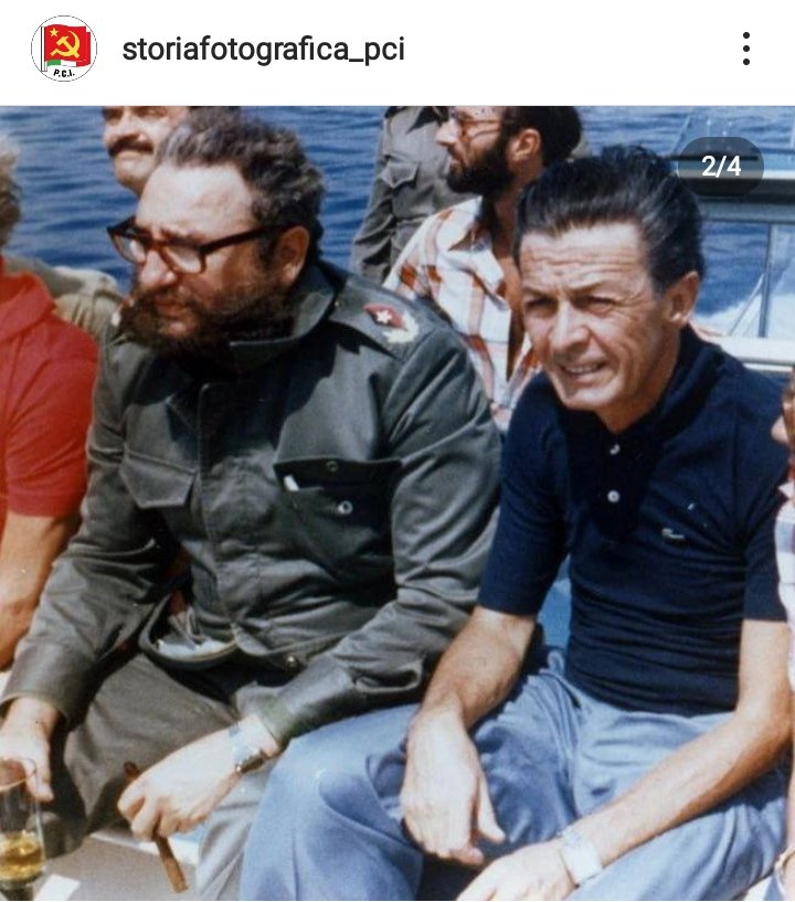 #EnricoBerlinguer #Fidel quando ti prende la nostalgia✊♥️