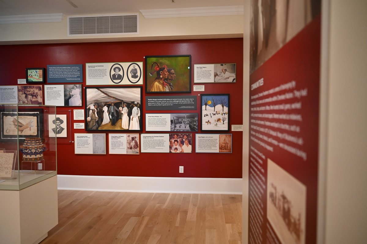 Anadisgoi's tweet photo. Cherokee Freedmen story unfolds in new exhibit at Cherokee National History Museum https://t.co/FlSXTLMMxH @CherokeeNation https://t.co/itSK3Lkn3i