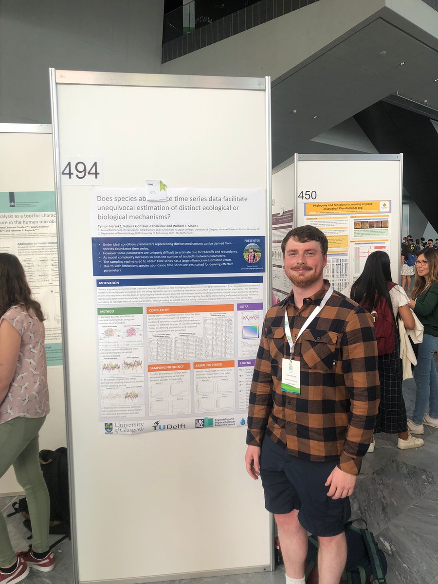 Excellent poster pitch and poster presentation by Tymon Herzyk at #ISME18