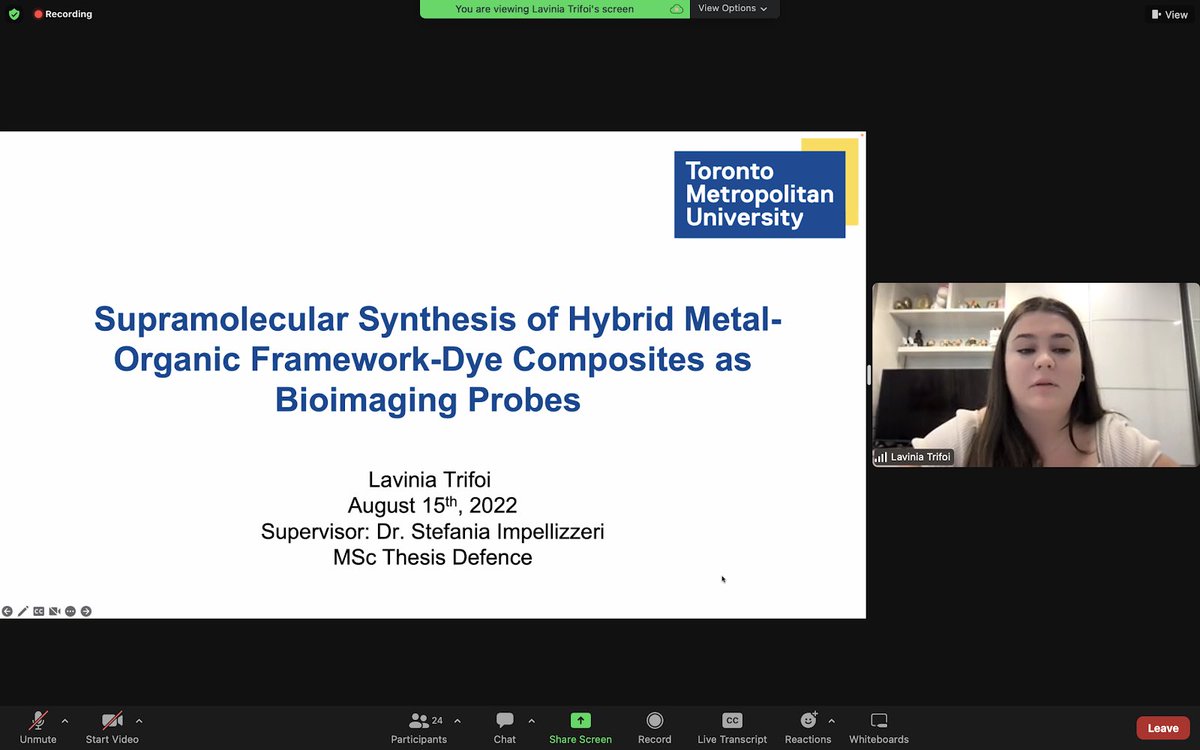 LaviniaTrifoi's tweet photo. Today I successfully defended my Master thesis today! I could not have done this without the help of so many people. A special thank you to my supervisor and mentor @SfnImpellizzeri  for all the support, guidance and patience she offered me during my time in her lab.👩‍🎓👩‍🔬 https://t.co/vQJb3cwNE3