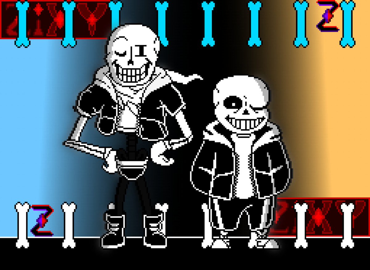 ZZixyy's tweet photo. Help from the void.
Papyrus and Sans.
Disbelief and Last Breath.
#UndertaleAU #undertale #HelpFromTheVoid #Papyrus #Sans https://t.co/9azMHXDN4h