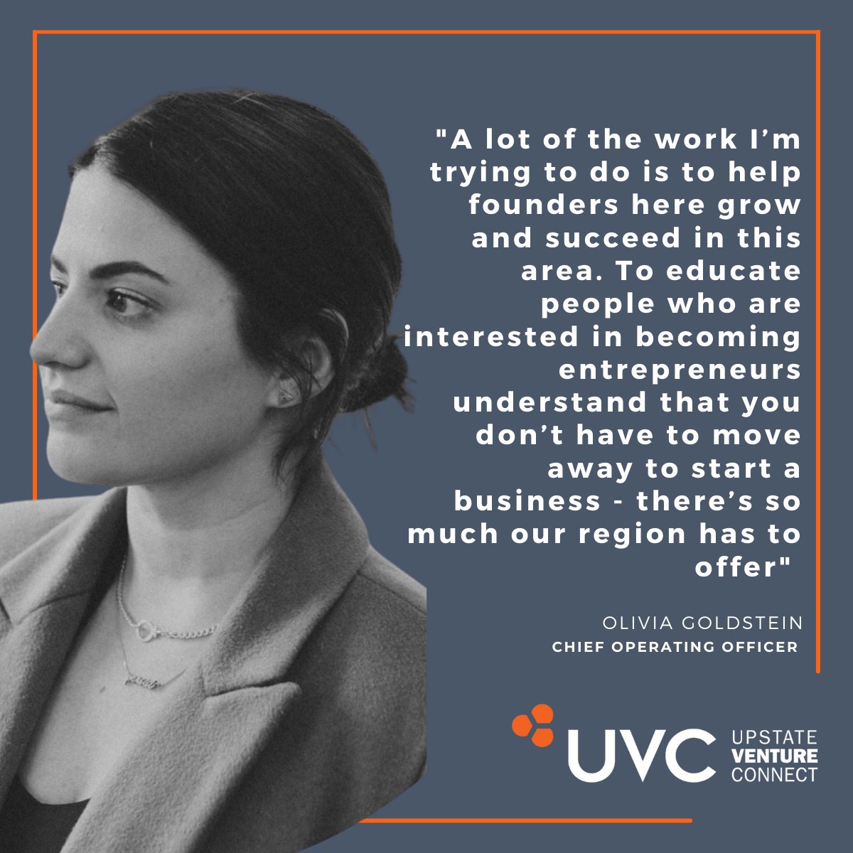 Our Chief Operating Officer, Olivia Goldstein was recently featured on the ThinkBuildLaunch podcast. Here's one of our favorite quotes from the conversation with Jennifer Sertl. To listen, click here: buff.ly/3w8oRYu