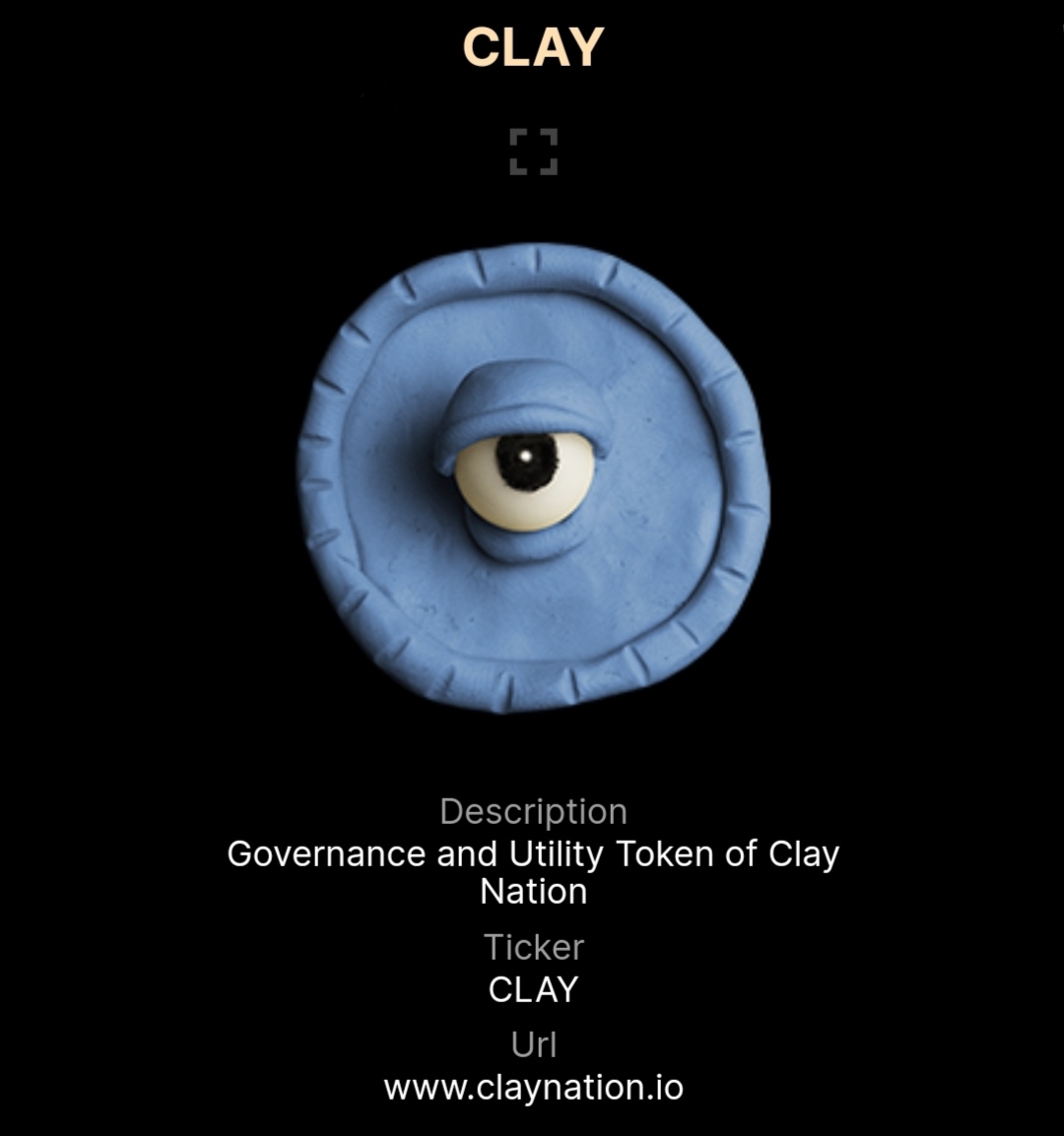 Sina01551657's tweet photo. Great things are ahead of us.
Hello $Clay 👀❤️
@claymates
#ClayNation #$clay #claytoken #Cardano #CardanoCommunity #NFTCollection #NFTCommmunity https://t.co/ZwyZgpNjSc