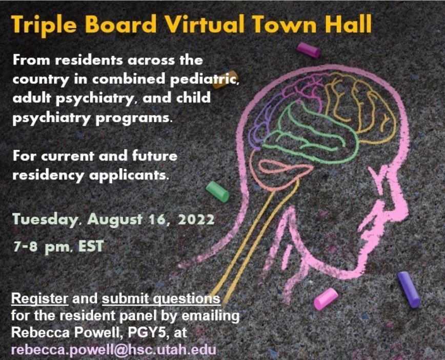 Don’t forget to join us and the rest of the Triple Board programs tomorrow! See you all soon.