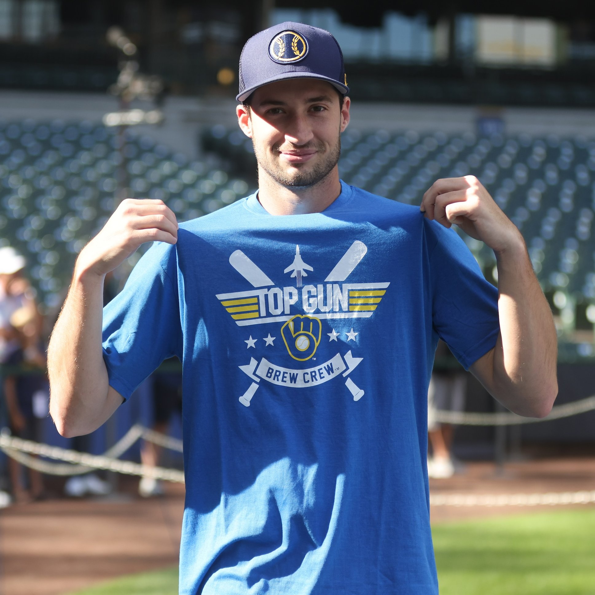 Milwaukee Brewers on X: Don't think, just do! Top Gun Night is tomorrow  at the ballpark. Fans with a Theme Night ticket package get a  limited-edition Brewers Top Gun shirt. 🎟️