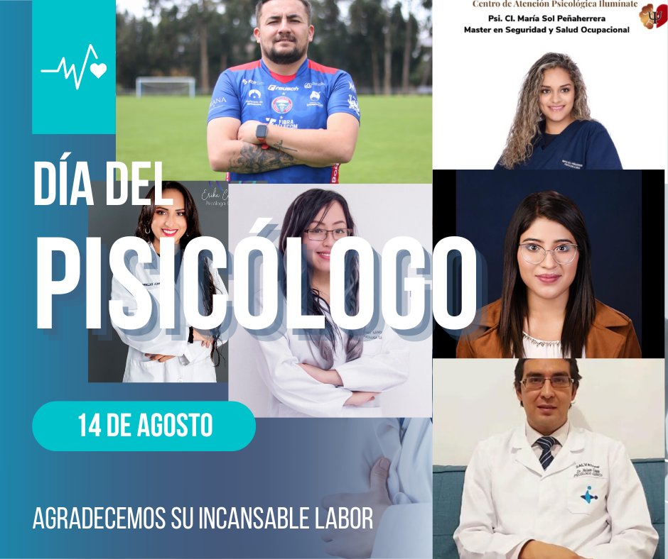 ProcesoMente's tweet photo. Como Mente en Proceso no queremos dejar de lado esta noble profesión y queremos felicitar a todos los psicólogos
FELIZ DÍA DEL PSICÓLOGO
Déjales un mensaje en el siguiente enlace
https://t.co/i0jAQL0Xuc
#salud #saludmental #piscólogo https://t.co/xnQzjdX70x