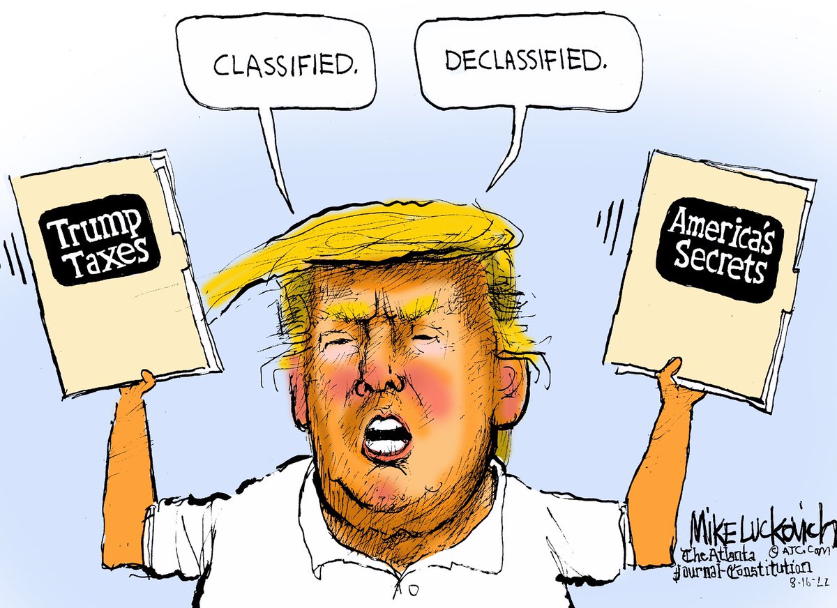 WakingLifeDream's tweet photo. #TrumpTaxes #TrumpRaid #TrumpRaided #FBI #FBIRaid #Declassified @mluckovichajc https://t.co/7yHSsKAswt