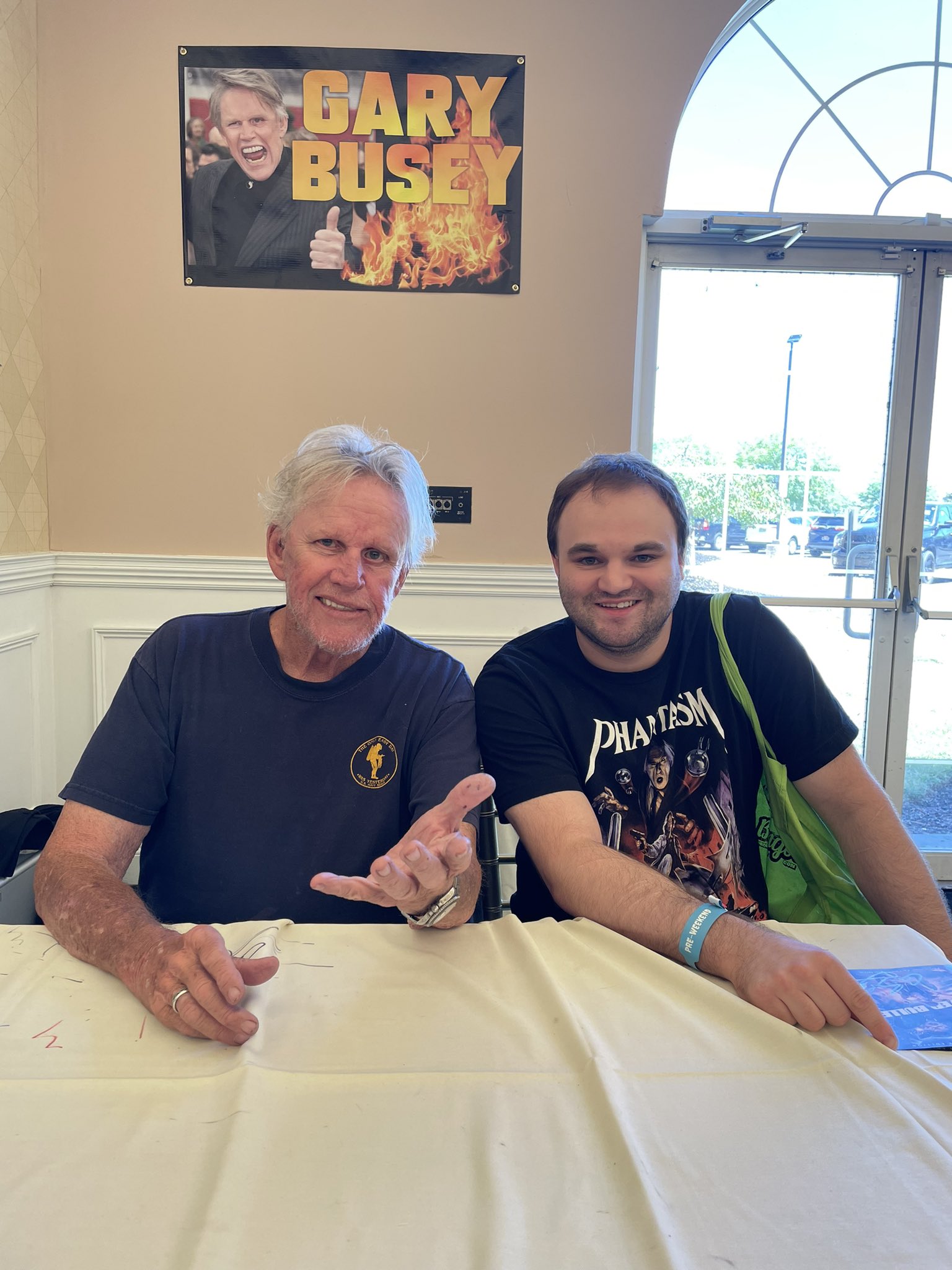 Ian Irza on Twitter "Met Gary Busey at Monster Mania this weekend
