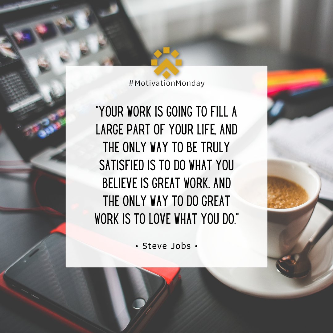 SunServicesUSA's tweet photo. Great advice! 🙌 

#SunServicesUSA #motivationmonday #mondaymotivation #motivationalquotes #mindset #yougotthis #progress #success #motivation #attitude #lovewhatyoudo #SteveJobs https://t.co/4UUpX7MJpT