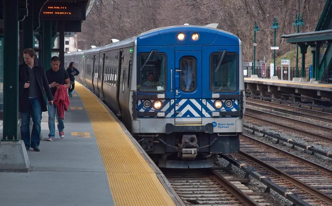metro-north railroad m7a electric multiple unit train 