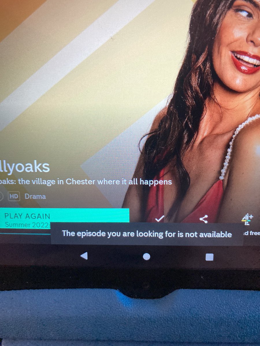 LOCA_DJ's tweet photo. @4Viewers Still not working this evening? Click on this episode and then get this message next #All4 https://t.co/YORnxQUavh