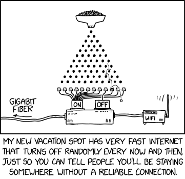 xkcdComic's tweet photo. Unreliable Connection https://t.co/TpPo3pybRB https://t.co/OHENxV9vax https://t.co/Addqam7Z9G