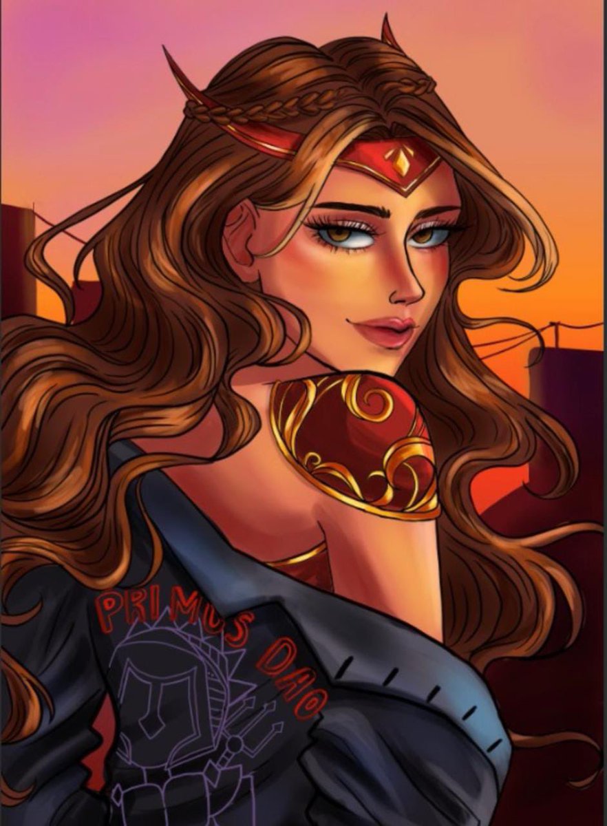 My 1/1 gladiator for <a href="/PrimusDAO/">Primus</a> is finally complete!! I wanted a modern and girly twist on a gladiator.. Thank you @ImSharalee for bringing my vision to life! What do y’all think? 🥹😍