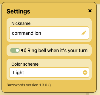BuzzwordsGG's tweet photo. oh also you can change your nickname now! https://t.co/MfaCTDAMS2