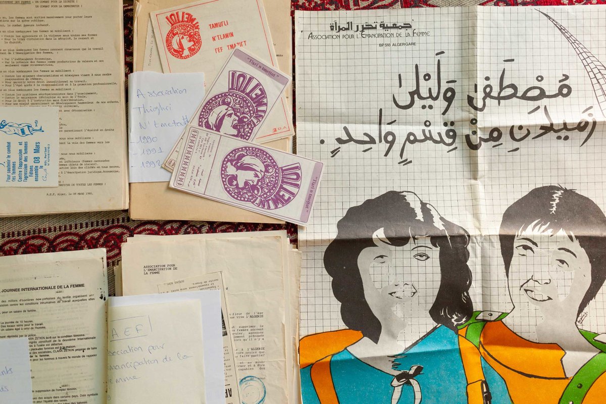 NOUVEL ARTICLE | Les Archives des luttes des femmes en Algérie 🇩🇿 est un projet fondé par Awel Haouati en 2019, dont l’objectif est de rassembler et numériser les documents de lutte pour les droits des femmes en Algérie 🗃️, depuis l'indépendance en 1962✊🏽. fr.wikipedia.org/wiki/Archives_…