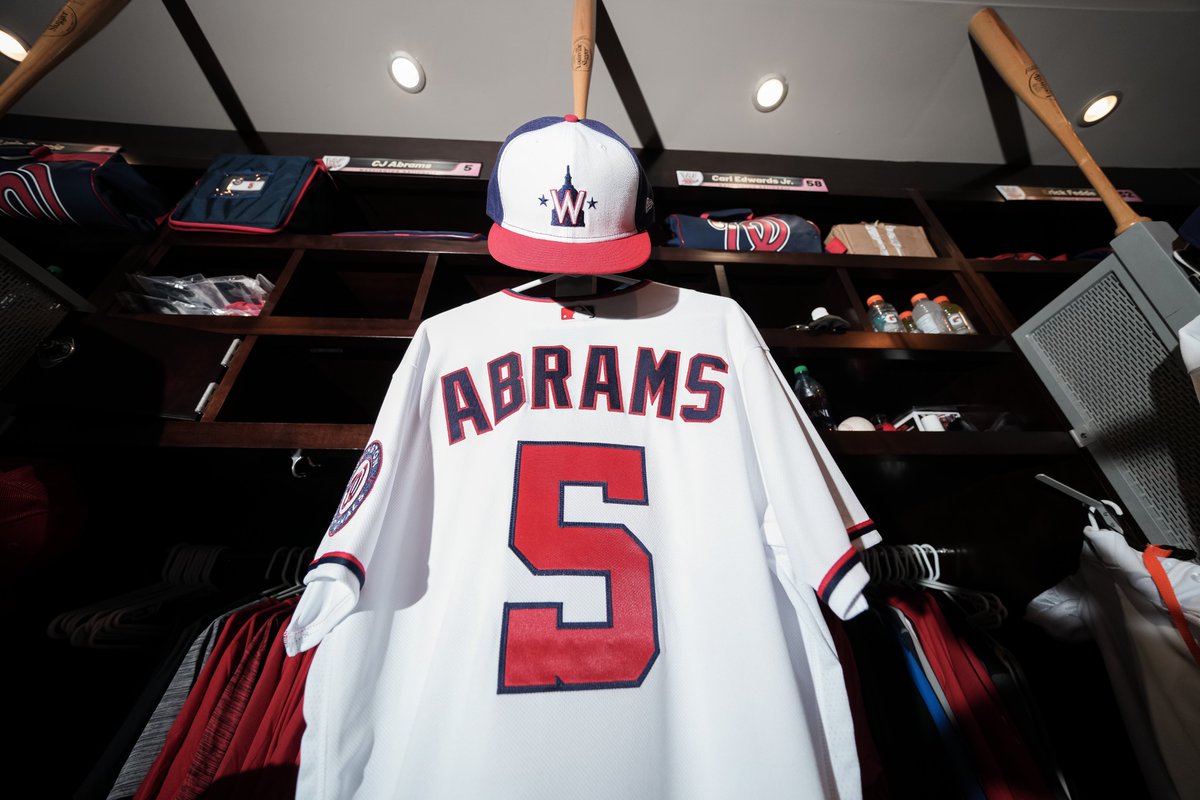 Nationals's tweet photo. SS – No. 5 – CJ Abrams https://t.co/EMMJ61e4nZ