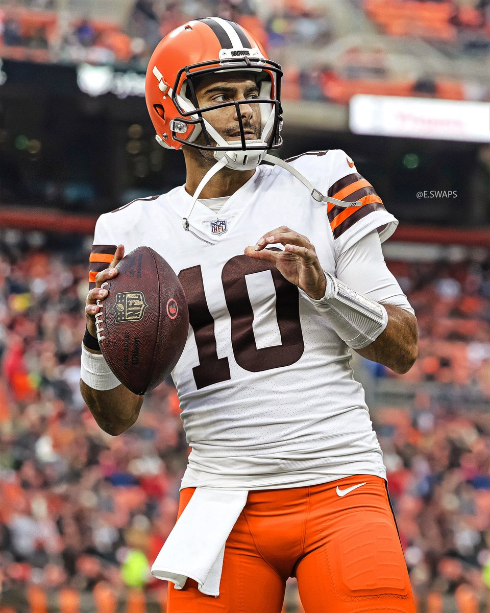 e__dsgn's tweet photo. Should the #Browns look into Jimmy Garoppolo? https://t.co/837lxSJkpf