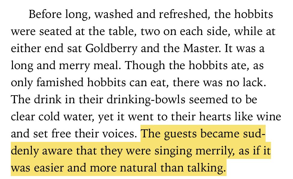 NolanBryanLynch's tweet photo. Have you noticed that something strange happens to the hobbits in the house of Tom Bombadil? It starts here. https://t.co/Sc8pcSHfow