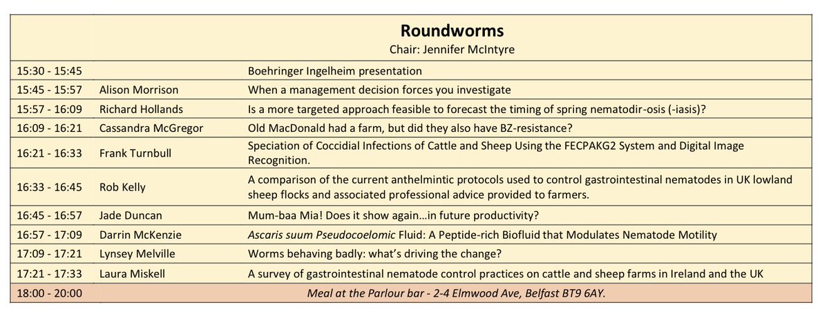 British Association for Veterinary Parasitology tweet media