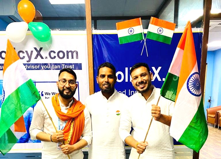 We celebrated the 75th Independence Day of India with immense enthusiasm and pride. Our unity at PolicyX represents our togetherness as a nation. 

Jai Hindi!

#policyx #azaadikaamritmahotsav #IndependenceDayIndia #independenceday2022 #indian #indianindependenceday