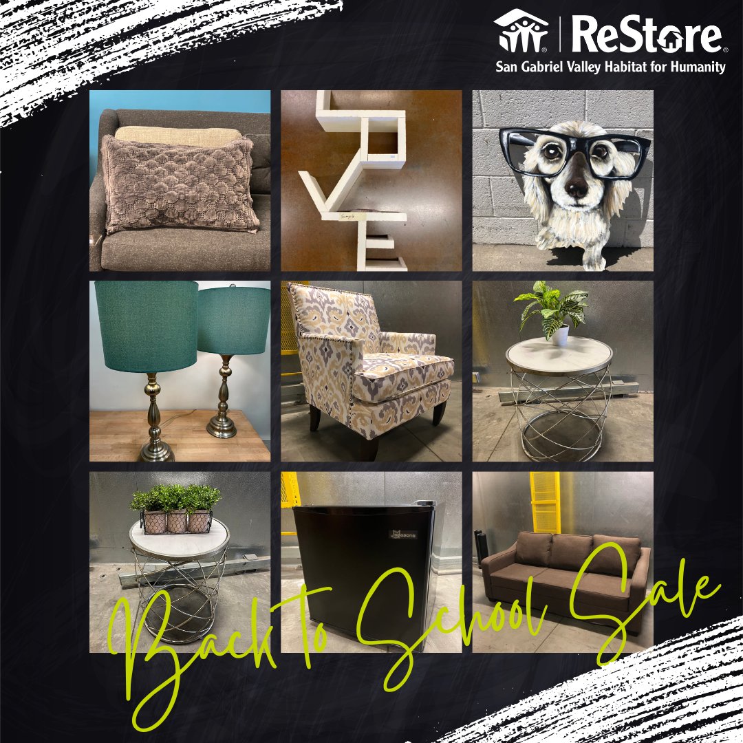 sgvReStores's tweet photo. At our ReStores you can find items perfect for your classroom, home office or dorm room, such as:
•Shelving units
•Rugs
•Lamps
•Used Books
•Reading Chairs
•Desks 
•Filing cabinets
•Bedding and Linens
•Décor and Artwork
Shop Online: https://t.co/7a8uuVZerY https://t.co/Xw2XQSXOQb