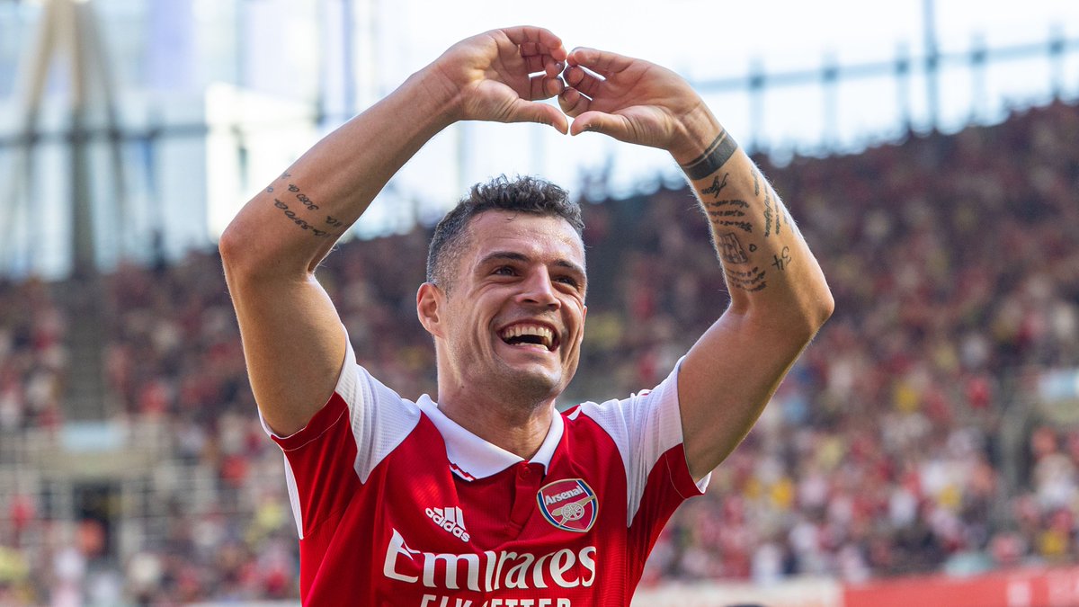 🗣️ "People think that football is about the cars, houses, the money. Not one of us, when we were kids, started football because of the money.

You start football because you love it."

- Granit Xhaka 🇨🇭

#AFC