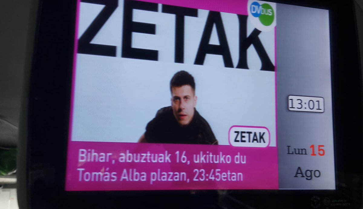 Ez dakit zer ukituko duten bihar, baina zerbait bai. Agian mikroa, agian edalontziren bat, nork daki, Baina ukitu zerbait ukituko dute. Jo, nik egin beharko dut, baina hori beste kontu bat da.
