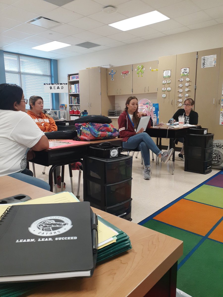 cycabrera76's tweet photo. 3rd Grade Team finalizing details for the 2022-2023 school year! #GardensEl #Gatorslearn #PISDMathChat https://t.co/cdJGTWUj0y