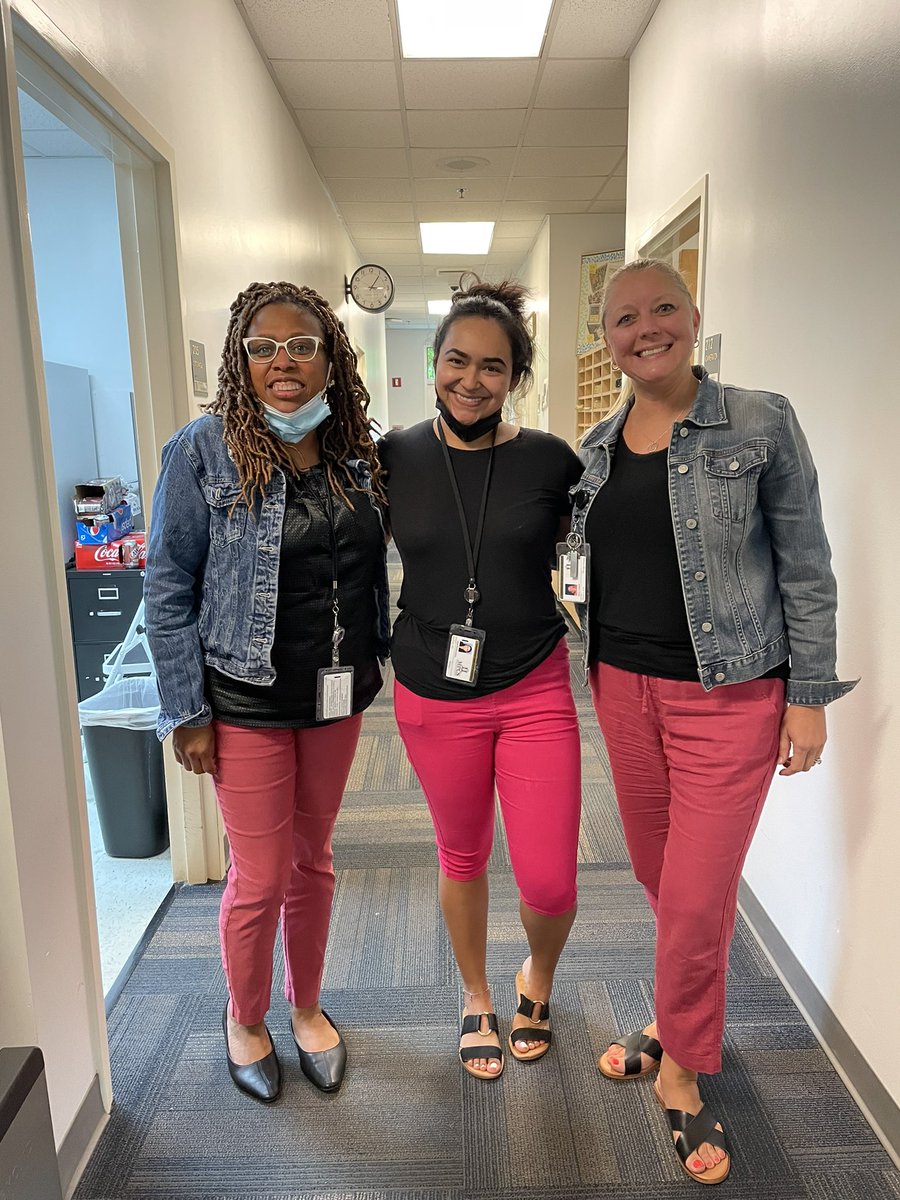 You know you have special #connect -ions with your office staff when you show up to work as triplets and it’s completely unplanned! <a href="/MiniCougars/">MiniCougars</a> <a href="/desireetickle1/">desireetickle (she/her)</a>