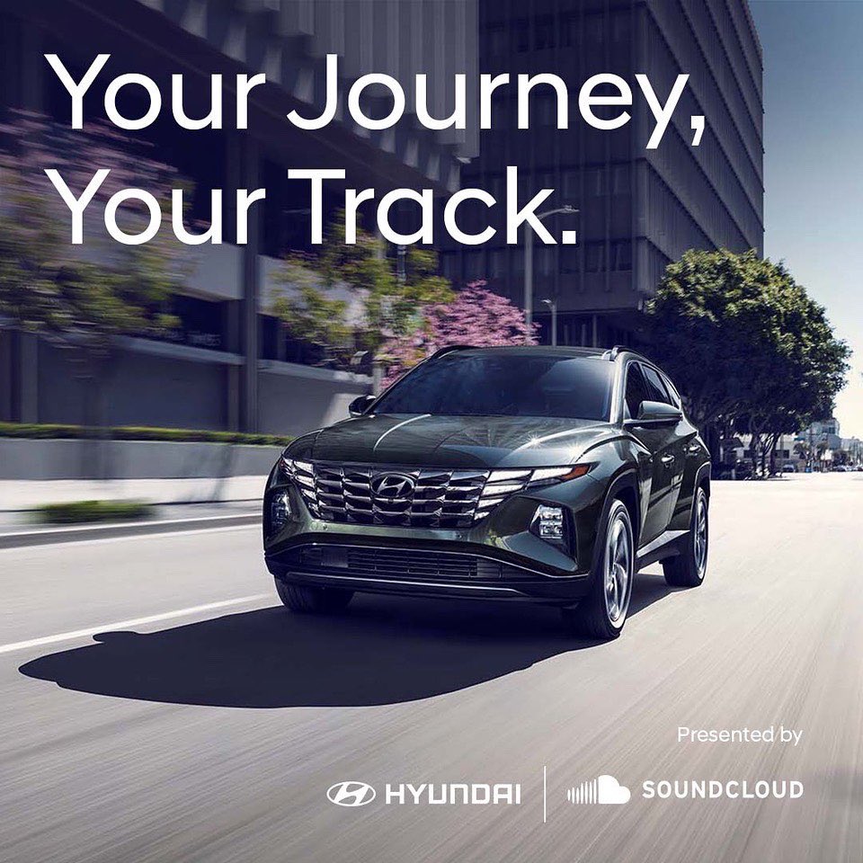 got some good news today 😮‍💨💗 
i'm excited to partner with @soundcloud for the "Your Journey, Your Track" series presented by <a href="/Hyundai/">Hyundai USA</a> 

u can hear my music journey at soundcloud.com/hyundaiusa/app…